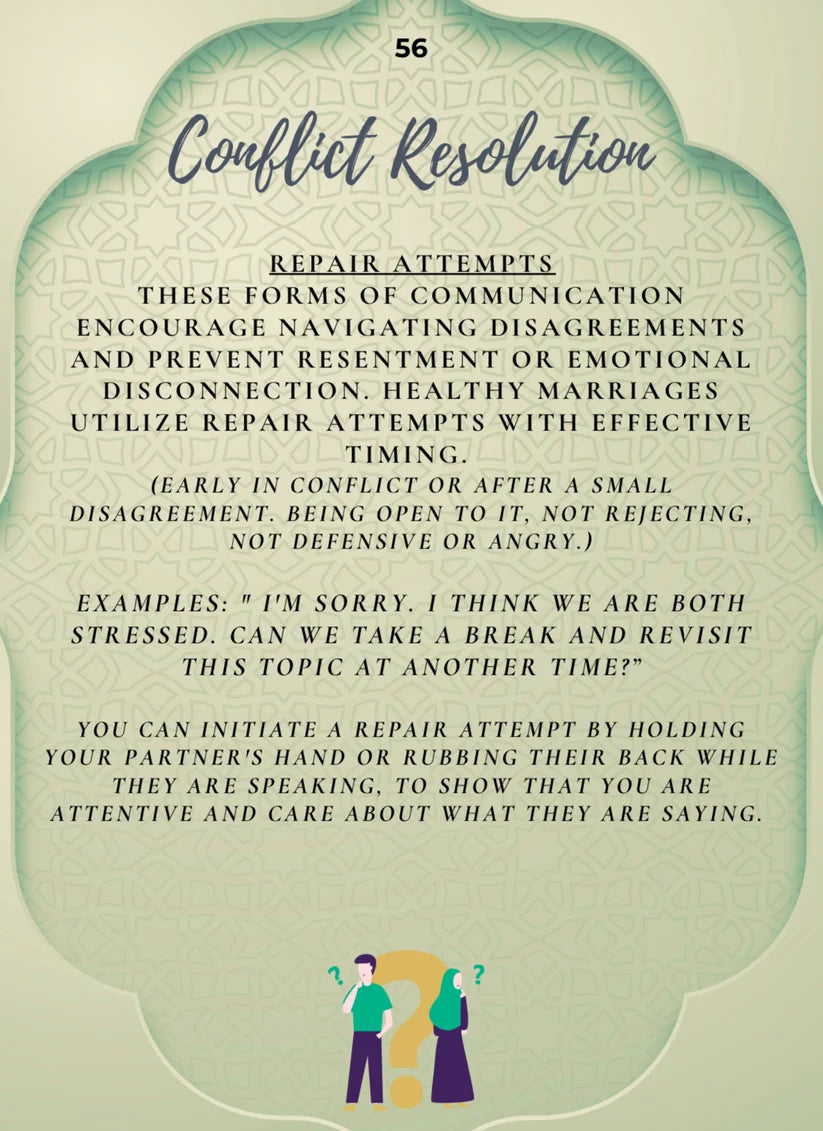 Conflict Resolution actual card