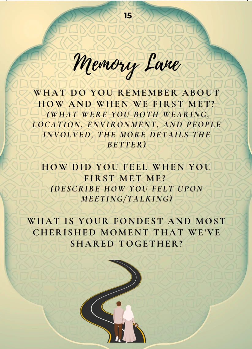 Memory Lane actual card