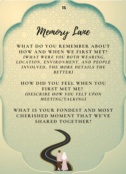 The Muslim Marriage Conversation Cards