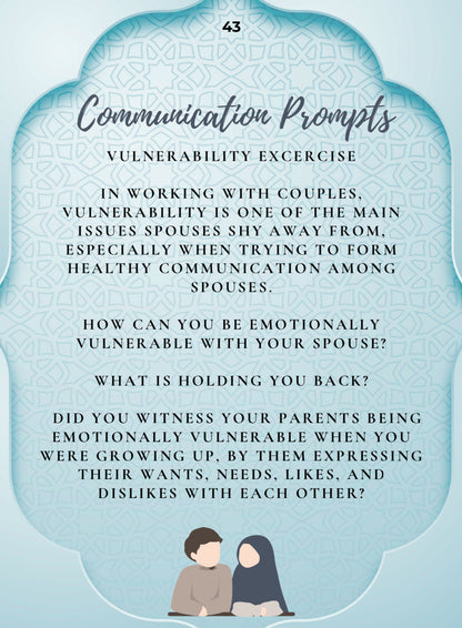 The Muslim Marriage Conversation Cards